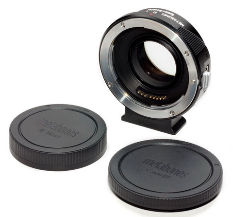 Metabones Speed Booster, konvertor pro zachování úhlu záběru a zlepšení světelnosti