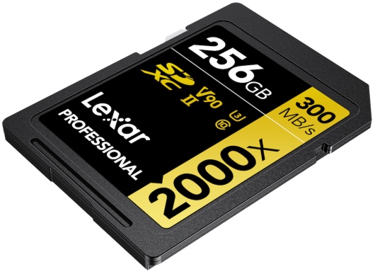 Lexar Professional Gold Series přichází jako 256GB SDXC UHS-II