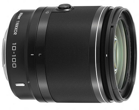 Mnohem kompaktnější objektiv 1 Nikkor 10-100mm
