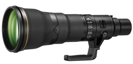 Nikon oznámil vývoj 800mm F5,6 VR objektivu