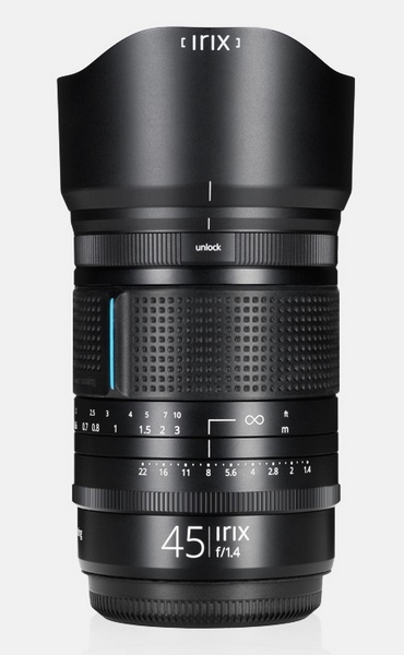 Irix uvádí objektiv 45mm F1.4 pro středoformát Fujifilm GFX