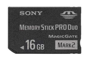 Sony Memory Stick PRO Duo s kapacitou 16 GB