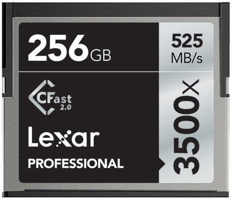 Paměťové karty Lexar CFast 2.0 Professional 3600x a 3500x