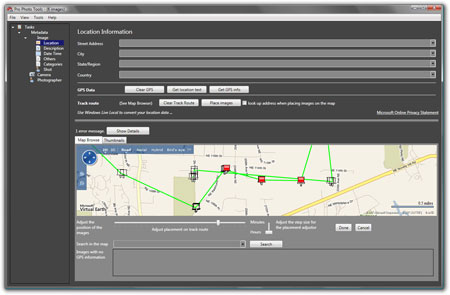 Program Microsoftu přiřadí fotografiím GPS informace