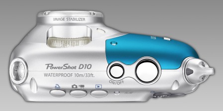Nový voděodolný Canon PowerShot D10