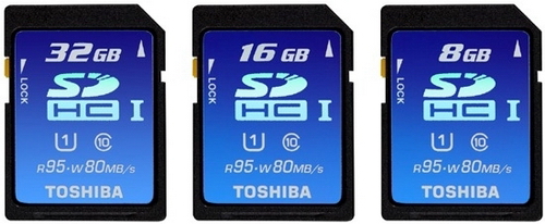 Toshiba uvedla nejrychlejší SDHC karty