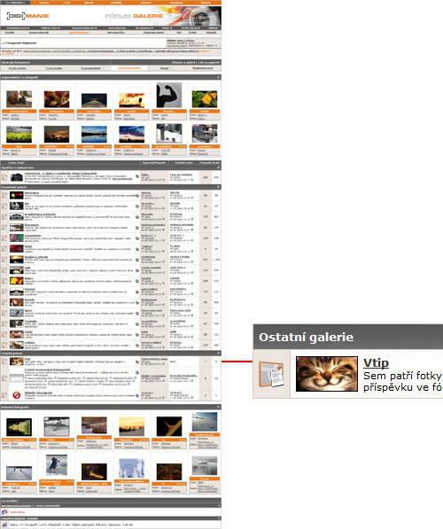 Fotogalerie Digimanie - nová sekce Vtip