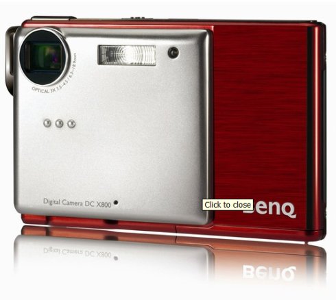 BenQ DSC X800 – Tenký krasavec