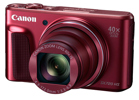 Kapesní ultrazoom Canon PowerShot SX720 HS se 40× zoomem
