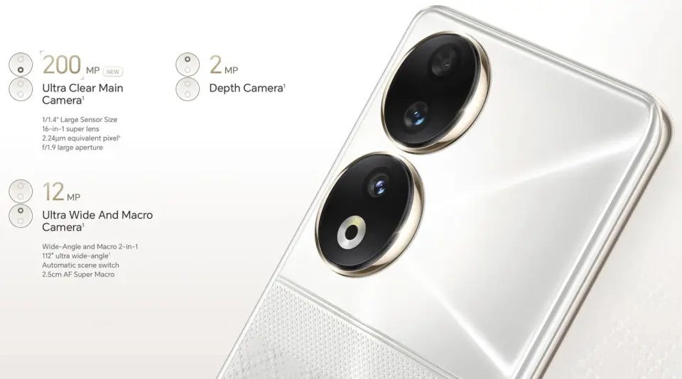 Honor 90 fotoaparáty