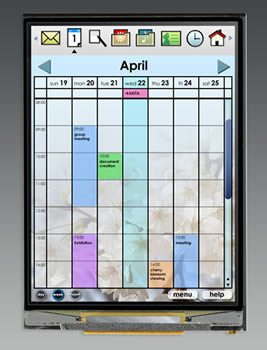 Nový displej NECu pro mobilní techniku