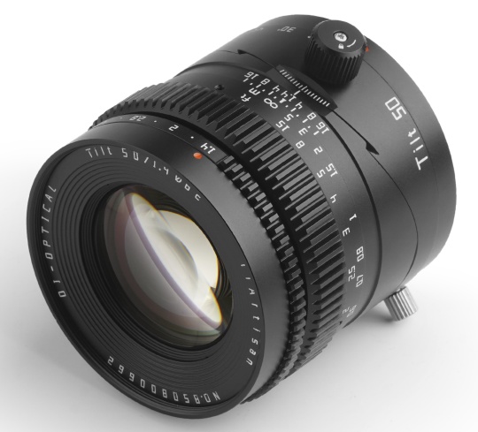 TTartisan představuje tilt objektiv 50mm F1.4