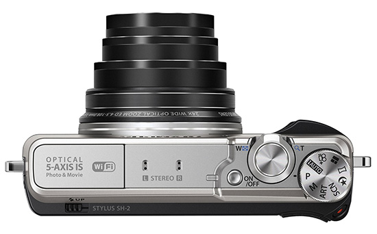 Kapesní ultrazoom Olympus Stylus SH-2 s podporou RAWu