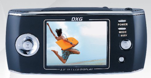 DXG-521: Fotky vytvořím, hudbu přehraji, děti zabavím