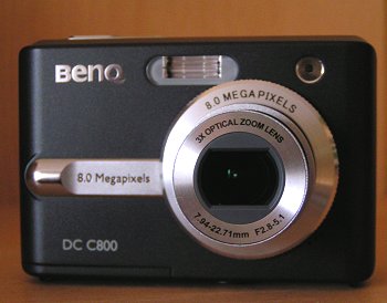 BenQ DC C800: Kapesní levný osmimegapixel