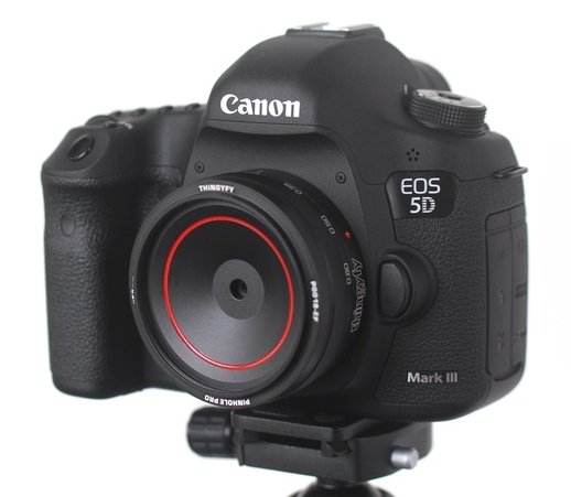 Thingyfy Pinhole Pro, objektiv s 8 různými velikostmi otvoru