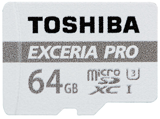 Toshiba představuje rychlé microSDXC karty Exceria Pro M401