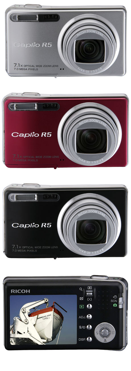 Ricoh Caplio R5: Stále pěkně zeširoka