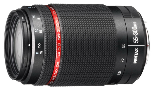 Odolný objektiv Ricoh Pentax 55-300mm F4-5,8 WR