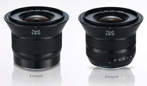 Nové objektivy Carl Zeiss Touit 12mm F2,8 a 32mm F1,8