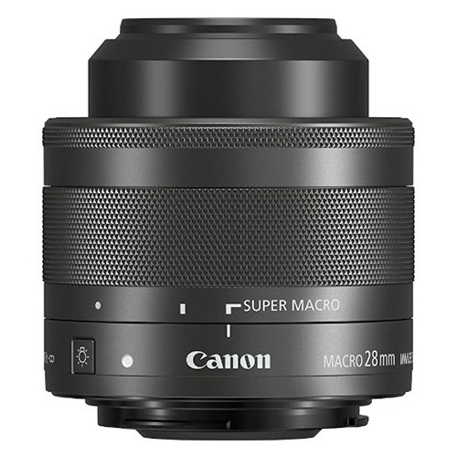 Makro objektiv Canon EF-M 28mm f/3.5 Macro IS STM s LED světlem