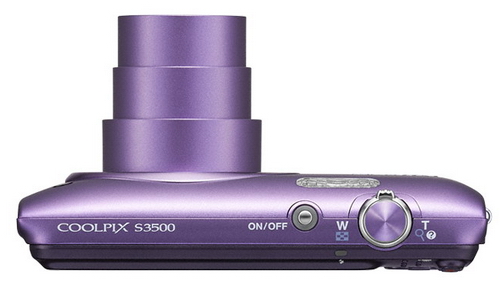 Kompaktní Nikon Coolpix S3500 se 7× zoomem