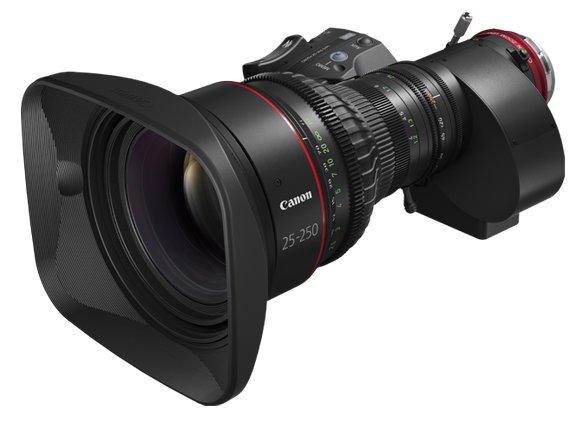 Canon uvedl lehký 3kg servo-zoom 25-250mm T2.95-3.95