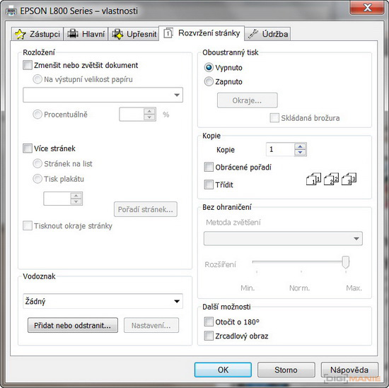 Epson L800: Fotky téměř "zadarmo"