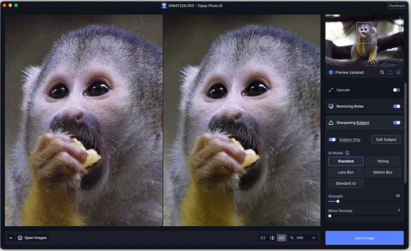 Topaz Labs uvedl Photo AI 2 nejen s lepším AI odšumováním: v akci o 40 USD levněji 