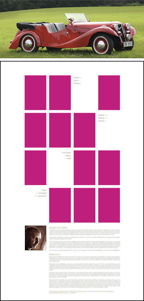 Foto okolo kol 18: Kalendář jako vrchol