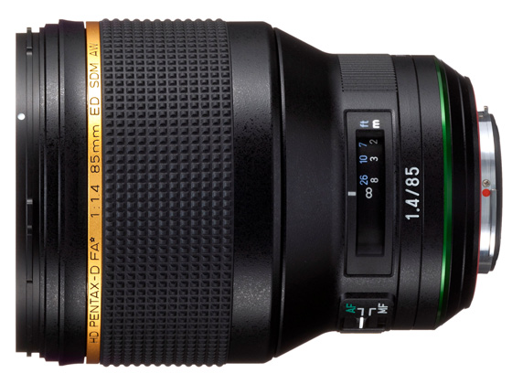 Ricoh představil HD Pentax-D FA* 85mm F1.4 ED SDM AW