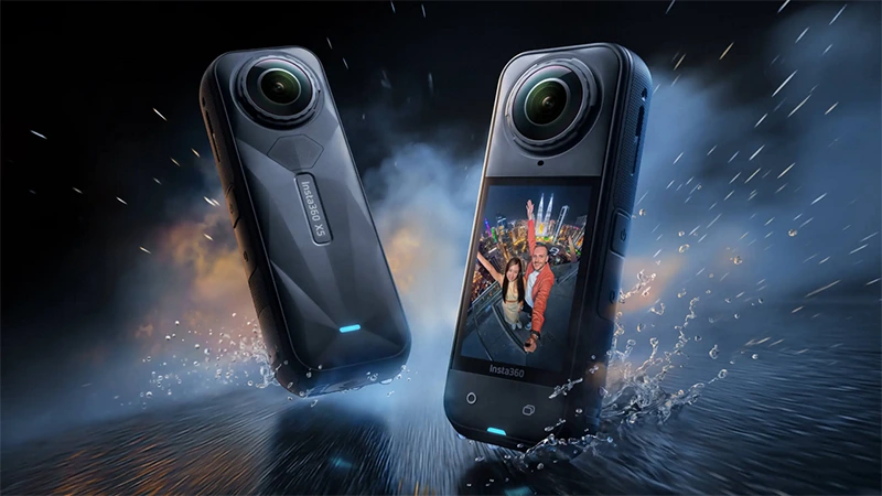Insta360 X5 přináší 8K video a vyměnitelnou čočku objektivu