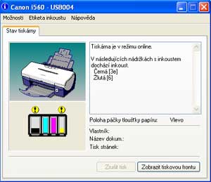 Megatest tiskáren: Canon i455 a Canon i560