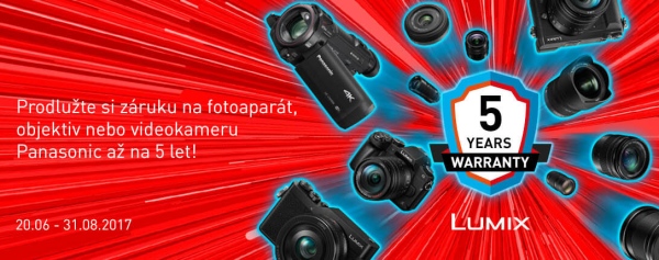 Akce u Panasonicu: prodloužení záruky na 5 let!