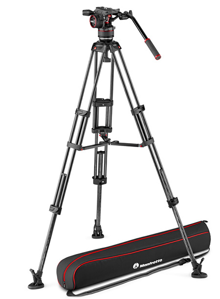 Video stativy Manfrotto CF Twin s vyšší tuhostí