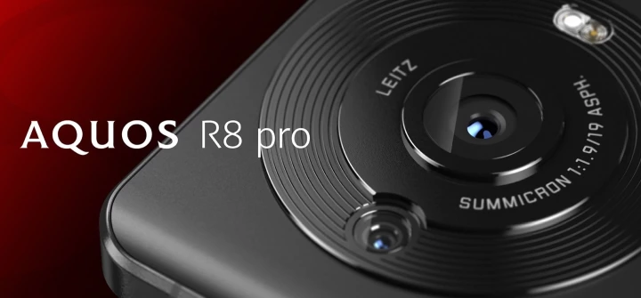 Sharp Aquos R8 Pro přináší 1,0" snímač Sony IMX989 se 47 MPx