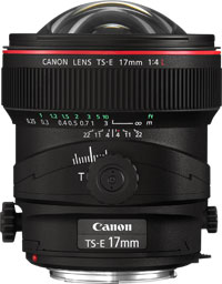 Canon přišel se 17mm a 24mm tilt-shift objektivy TS-E