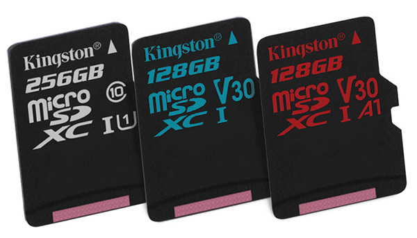 Nové paměťové karty Kingston Canvas Select, Go! a React