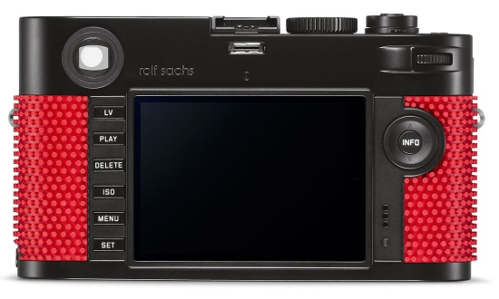 Červená Leica M-P "grip" od Rolfa Sachse