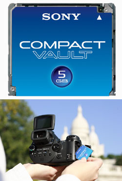 5GB CF Type II paměťová karta od Sony