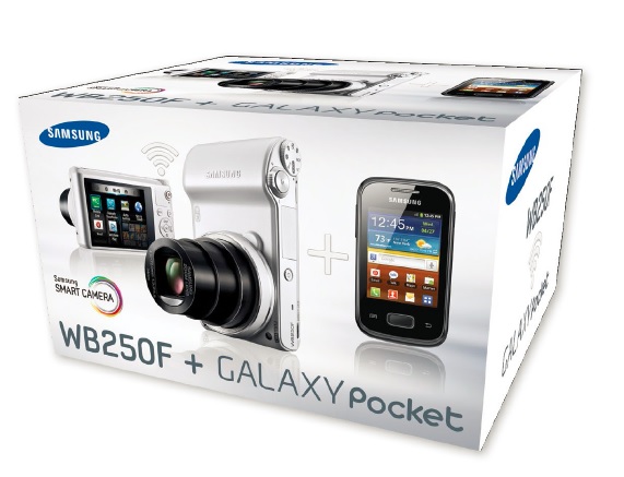 Samsung WB250F se smartphonem GALAXY Pocket zdarma