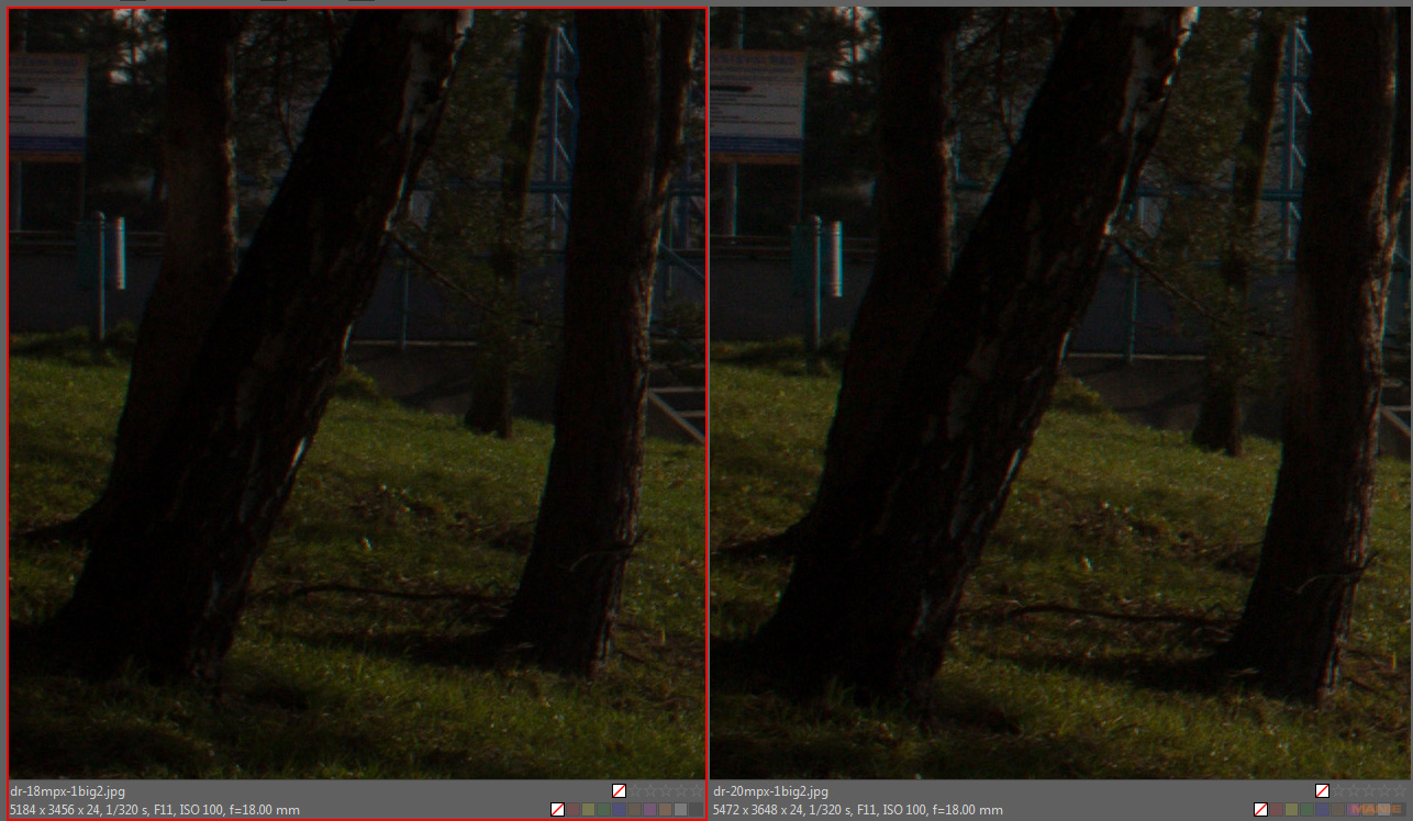 Souboj senzorů: APS-C Canon 18 MPx vs. 20 MPx