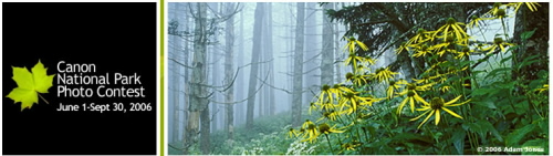 Soutěž pro amatéry: Canon National Park Photo Contest