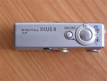 Canon Digital Ixus II: miniatura do kapsy