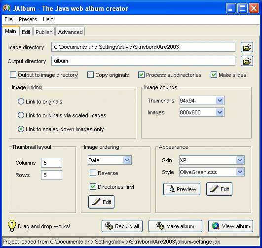Fotoalbum na webu snadno, rychle a zadarmo