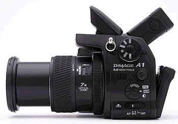 Minolta DiMAGE A1 prodlužuje sedmičkovou řadu