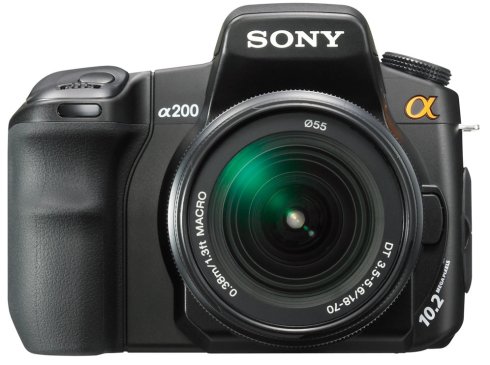 Sony Alpha DSLR-A200 se představuje