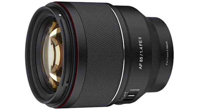 Samyang uvedl 2. generaci objektivu AF 85mm F1.4 FE II
