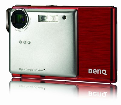 BenQ uvádí DSC-X800, kompakt široký jen 9,8 mm