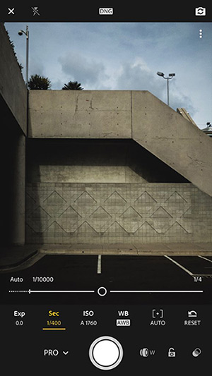 Manuální expozice i ostření pro Adobe Lightroom Mobile for iOS 2.6